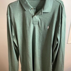 Polo By Ralph Lauren Long Sleeve  Size Extra Large Pale Green Prep Style
